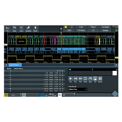 R&S RTM-K15 History and segmented memory for RTM3000 models (software license)