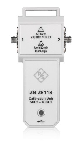 R&S ZN-ZE118 Calibration Unit 50 Ohm 5 kHz to 18 GHz, 2 configurable ports