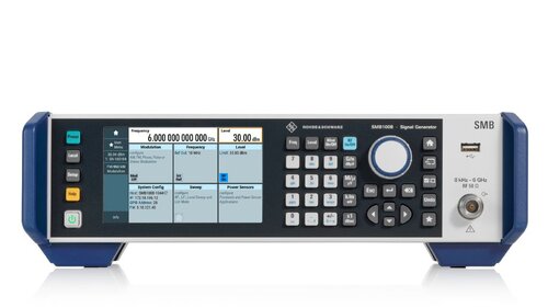 R&S SMB100B HF signal generator, 8 kHz - 1/3/6 GHz, max. Output power +34 dBm (Frequency option required)