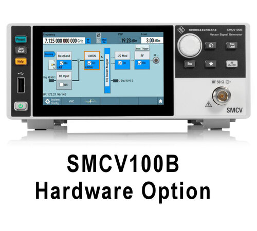 R&S SMCVB-B103 Frequency option. 4 kHz to 3 GHz, 60 MHz RF Bandwidth, not installable post factory.