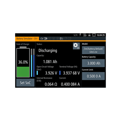 R&S NGU-K106 Battery simulation for NGU201 source measure unit (software license)