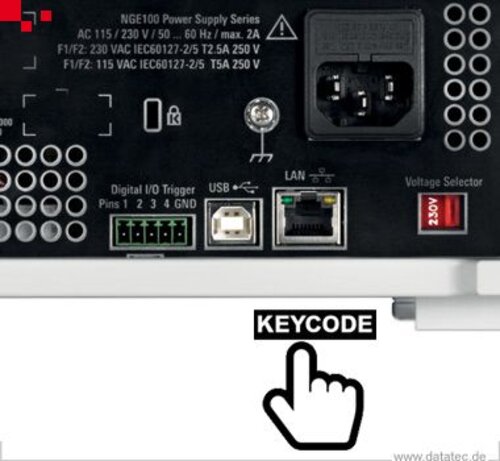 R&S NGE-K101 Remote control via Ethernet for NGE100 power supplies