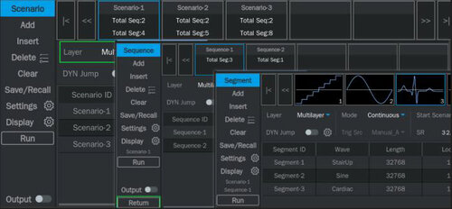 Siglent SDG8000-Multi-Level SEQ Complex multi-level sequence wave generation function (software)