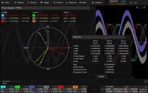 Siglent SDS5000HD-PA3 3-Phase Power Analysis (software)