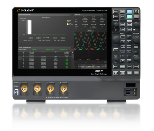 Siglent SDS5054X HD 4-ch, 500 MHz, 5 GSa/s, 12-bit, 2.5 Gpts/ch memory, digital oscilloscope