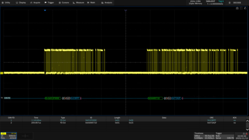 Siglent SDS6000L-CANFD  CAN FD trigger and decode software license