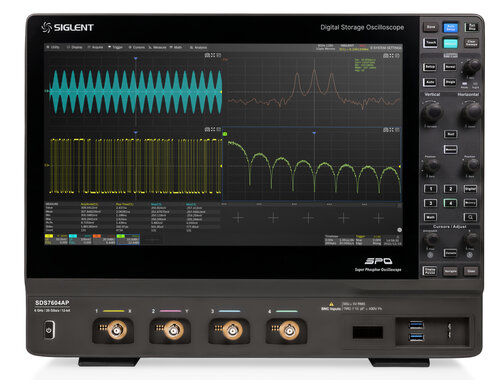 Siglent SDS7804AP 4 channel 8 GHz 12-bit 20 GSa/s mixed signal oscilloscope