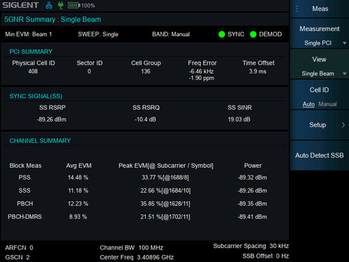 Siglent SG-SHA860-NR 5G NR OTA Measurement