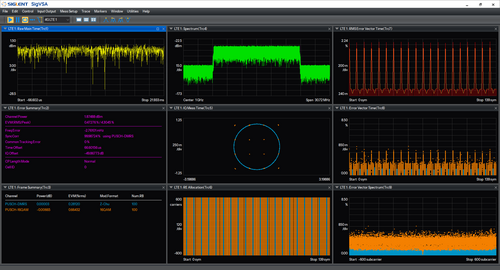 Siglent SIGV-VSAL2 LTE/LTE-A TDD demodulation analysis.
