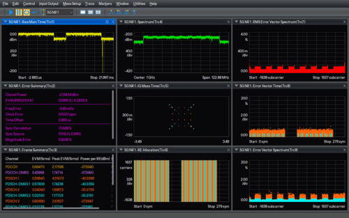 Siglent SIGV-VSAN2 5G NR-NTN modulation analysis. Provides options for NR-NTN demodulation analysis.
