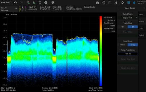 Siglent SSA5000-RTA1 Real-Time Spectrum Analysis (software license)