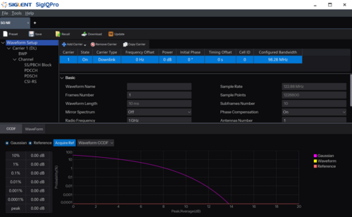 Siglent SG-SigIQPro-5G-NR 5G NR Signals generation (software license,  one license for one generator serial number)