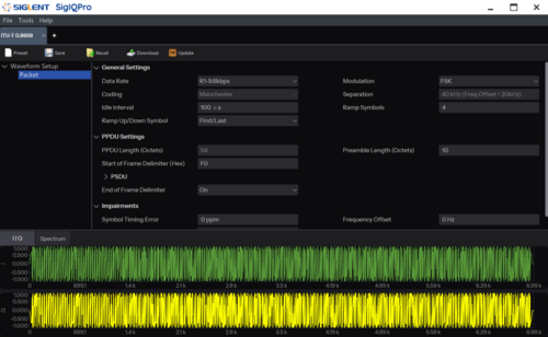 Siglent SigIQPro-IOT IoT Signals generation (software license, one license for one generator serial number)