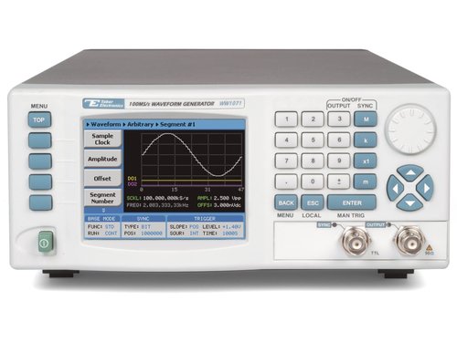 Tabor WW1071 100MS/s Single-Channel Arbitrary Waveform / Function Generator