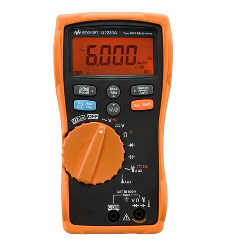 Keysight U1231A True RMS 6000 count handheld DMM, basic