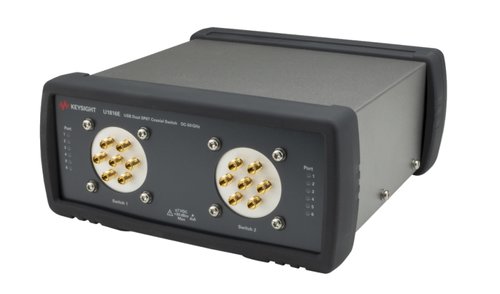 Keysight U1816E USB Coaxial Switch, DC to 50 GHz, Dual SP6T