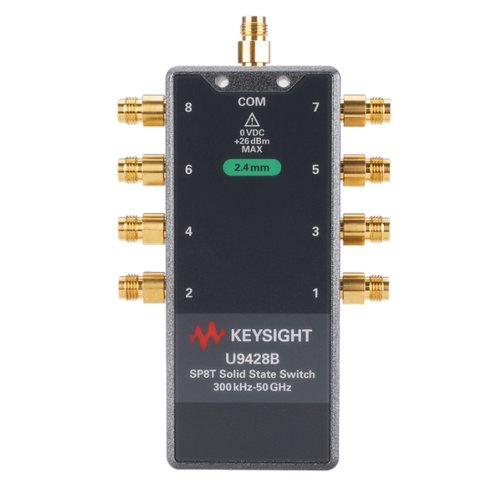 Keysight U9428B FET Solid State Switch, 300 kHz to 50 GHz, SP8T