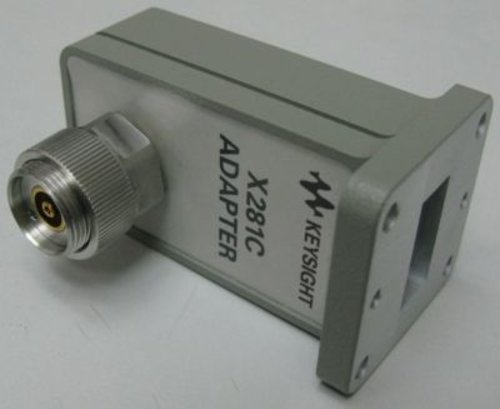Keysight X281C Coaxial to waveguide WR-90 adapter, 8.2 to 12.4 GHz