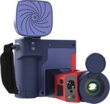 FOTRIC P5 MiX-DualView L25/L12 AcouTherm Camera w. auto focus. Thermal resolution 384*288, 140 MEMS, lens 25+12°