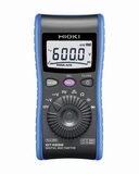 Hioki DT4223 Pocket digital multimeter with True RMS, AC and DC voltage with automatic AC/DC detection, resistance, frequency, continuity, voltage detection function, 6000 count display, CAT III 600 V, CAT IV 300 V
