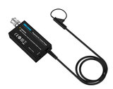Micsig RCP600S-200 Rogowski current probe. Peak Current 600 Apk, 5 Hz - 25 MHz, Sensitivity 10 mV/A (100X), Peak di/dt 40 kA/?s, Coil diameter 3 mm; length 200 mm