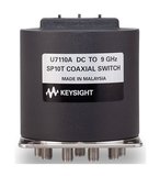 Keysight U7110A Multiport electromechanical switch, SP10T, DC to 9 GHz, Terminated